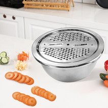 매직리빙 깊은 믹싱볼+야채 채칼 3종 28cm 24cm