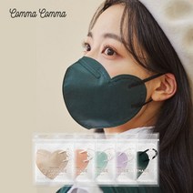 꼼마꼼마 공산품 하트마스크 중형 5매X5set, 06.하트 중형 블랙 5매X5set