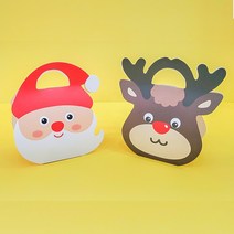 크리스마스 산타 루돌프 박스 입체상자 선물포장, 2.산타루돌프_루돌프, 1개