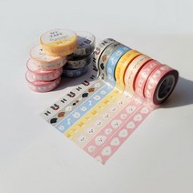 디자인 마스킹테이프 Dogs 7종 Set, 단품