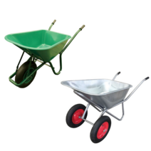 [마카모디] 손수레 외발 두발 농사용 농작업 건설 일륜차 이륜차 비료 퇴비 운반 구루마 구르마 리어카, 두발손수레(WB-2)