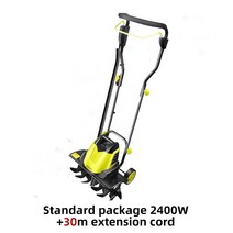 전기 소형 scarifier 쟁기 다기능 정원 로터리 경운기 1500W / 2400W 불도저, 08 2400w and 30m