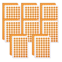 블루마토 칭찬 스마일 스티커2 54p x 10장, 오렌지, 8개