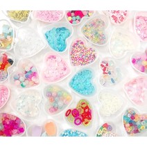 키워도 슬라임 토핑 파츠 랜덤 슬라임만들기 세트 지능개발 치매예방 수제 재료 액체괴물 인싸템 초등선물 10종세트 1개 2개 3개 4개 5개 6개 7개 8개 9개 10개, 1세트