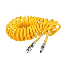 우레탄코일호스(노랑) 외경10mmx내경6.5mmx7.5M(6220040)
