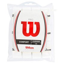 Wilson 윌슨 WRZ4016WH 프로 테니스 오버그립 12팩, 상세참조, 상세참조