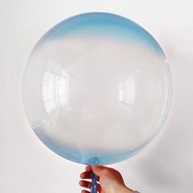 와우파티코리아 18인치 더블 컬러볼, 1개, 블루