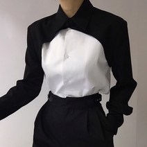 블라우스 법대로사랑하라 화이트 스타일 그레이투피스 셔츠 가을