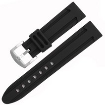 Zeblaze VIBE 6 5 3 PRO GPS NEO 2 용 실리콘 스트랩 블랙 스포츠 손목 교체 팔찌 밴드 시계, 01 Black Silver_02 VIBE 3