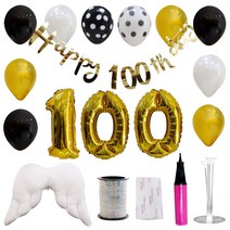 파티스토어 백일상 세트 100A, 골드, 랜덤발송(손펌프), 1세트