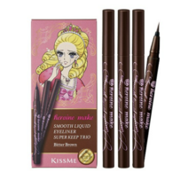 키스미 히로인메이크 스무스 리퀴드 아이라이너 N 0.4ml, 딥블랙, 6개