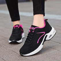 waterproof 방수운동화 봄과 가을 에어 쿠션 여성 여자 신발 가죽 동물의 방수 운동화 플로어 바닥 논슬립 캐주얼 여행 올 매치 블랙 러닝화 유행