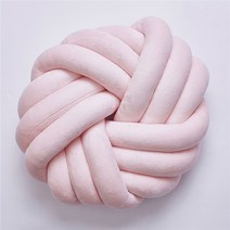 자이언트얀 쿠션 꽈배기 독서 인테리어 소파 틈새 발 침대 팔베개 쇼파 낮잠 손 원형, 핑크색