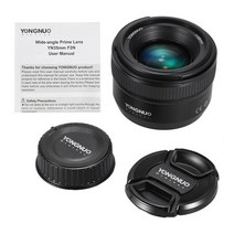 캠코더렌즈 카메라렌즈 YONGNUO-고정 초점 렌즈 YN35mm f2f 광각 AF/MF 니콘 D7200 DSLR 카메라 용, 01 black_01 Nikon F