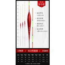 민물낚시찌 중층찌 내림 낚시찌 수제찌 몽자수제갈대부표중국홍 청고민감방주수풍랑붕어잉어부표, 03 3호, 02 중국 레드H-02【15목】