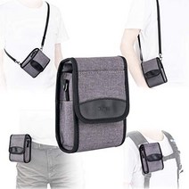 kiorafoto 컴팩트 카메라 파우치 소니 zv-1f zv-1 zv1 rx100vii rx100vi rx100va rx100v rx100iv iii ii canon g7x, 회색5.1x3.1x2.0