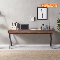 퍼스웰 시티 입식테이블 서랍형철재책상1800(SG_087), 화이트