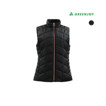 여성 퀼팅 패딩 베스트_GF22WV02W, 90, 블랙