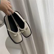 봄가을 y2k 여자 가죽 데일리 데이트룩 발편한 귀여운 키높이 슬랙스 코디 진주 플랫폼슈즈