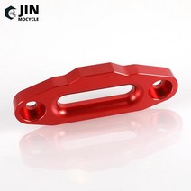 합성 로프 페어리드 2000-3500 LBS ATV 윈치 알루미늄 액세서리 78 인치 124mm 4500lbs, 04 빨간