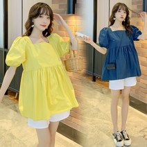 출산 여름 정장 반팔 여름 치마 여성 패션 드레스