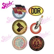 스티커 veb ifa ddr retro 배지 브랜드 car sticker decal sticker for zt ifa progress 농업 기계 트랙터, ddr(2), 15cm