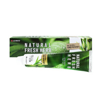 LG 죽염 내추럴 후레쉬 허브 치약 160g 10개