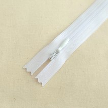 KSK 60cm 콘솔지퍼 숨은지퍼 콘실지퍼 혼솔지퍼 원피스지퍼 14색상, 화이트