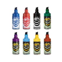 모나미 병매직 사각닙 유성매직 매직잉크, 블루-1개