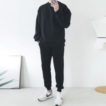 쿼터 남자 3단쭈리 맨투맨 조거 트레이닝 세트 봄가을용/겨울용(기모)