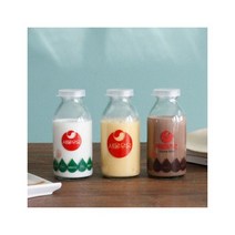 서울우유 1200M 레트로 유리병 330ml 3type, (색상)레트로