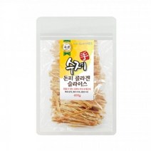 반려견 강아지 수제간식 돈피 콜라겐슬라이스 400g 545873EA, 본상품선택