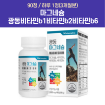 산화마그네슘 임산부마그네슘 왼쪽 오른쪽 눈 밑 눈꺼풀 떨림 비타민B 영양제 부족 보충 수유부 무기질 에너지 남성 여성 3개월분, 1000mg/90정