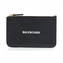 BALENCIAGA [명품]페드로 발렌시아가 로고 지퍼 카드지갑 637130 1IZIM 1090