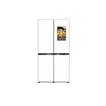 삼성 비스포크 패밀리허브 4도어냉장고 글라스 RF85B95E1APW 바름