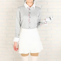 [MM스포츠]여성 가을 레이어 골프 니트 셔츠 가디건 티셔츠