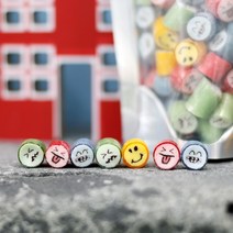 핑거캔디 귀여운 표정 핑거티콘 이모티콘 믹스 수제 캔디 사탕 100g, 파우치 100g