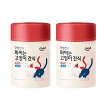 굿밸런스 짜먹는 고양이 간식 플러스, 참치 30p + 연어 30p, 2세트