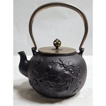 단초마을 무쇠황동 화로주전자 높이22cm 무게1.6kg