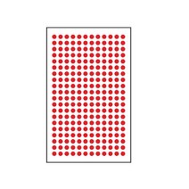 세모네모 원형 스티커 5mm (7매입) 10-303-3 (5색중 선택), 노랑