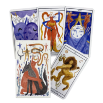 타로카드 종류 타로카드배우기 릴리퍼 타로 카드 점술 데크 영어 비전 에디션 오라클 보드, Mtt15