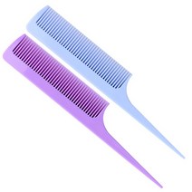 Il0lI 머리빗 에이브 고급미니꼬리빗2P 블루 헤어브러쉬 머리빗 참빗 쪽빗 휴대용빗l0I, I상품선택I