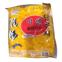 이엔푸드 압축치자단무지 냉장 슬라이스 1Kg, 1개