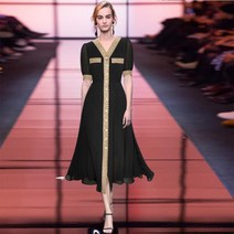 명품보세원피스 레트로 쉬폰원피스