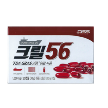[6개월분]크릴56 크릴오일 6박스(1000mg*30캡슐(30g)*6box), 2개, 30캡슐
