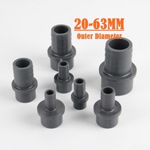 PVC부속 파이프 마개 배관 pvc 파고다 커넥터 정원 관개 소프트 호스 어댑터 pvc 호스 피팅 수족관 조인트 액세서리, 11 Outside 32-16mm