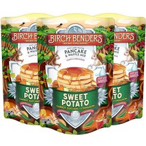 아마존 Birch Benders Sweet Potato Just-Add-Water 팬케이크 & 와플 믹스 355ml(12온스) (3팩)