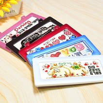 하트주차번호판 패키지, Type1 하트번호판주차-하늘, 1set
