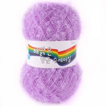 [니트박스 뜨개실] 해맑은 수세미실, 12. 연보라