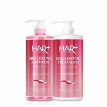 [KT알파쇼핑]헤어플러스 실크 코팅 샴푸 1000ml+트리트먼트 1000ml